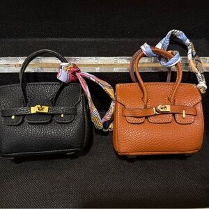 New! Adorable mini Birken style bag charms